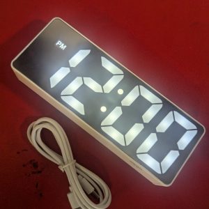 LED Mirror Clock – Stylish, Modern, and Functional Timepiece! r2