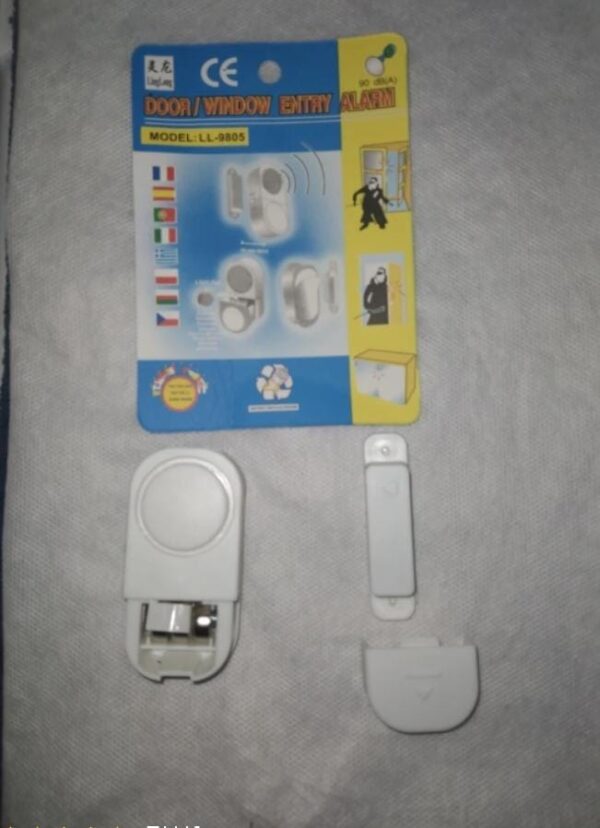Door & Window Security Alarm - Magnetic Sensor with 90dB Sound Alert 2
