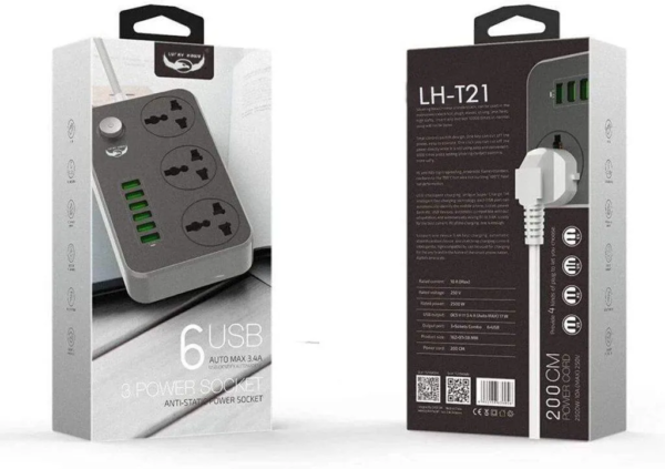Lucky Hawk 6USB3 Power Socket Power Code 3