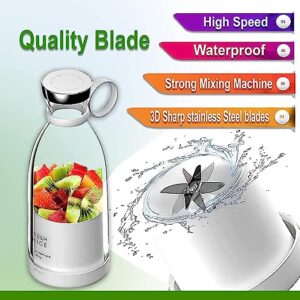 Mini Portable Juicer – Powerful Travel Mixer Blender for Smoothies