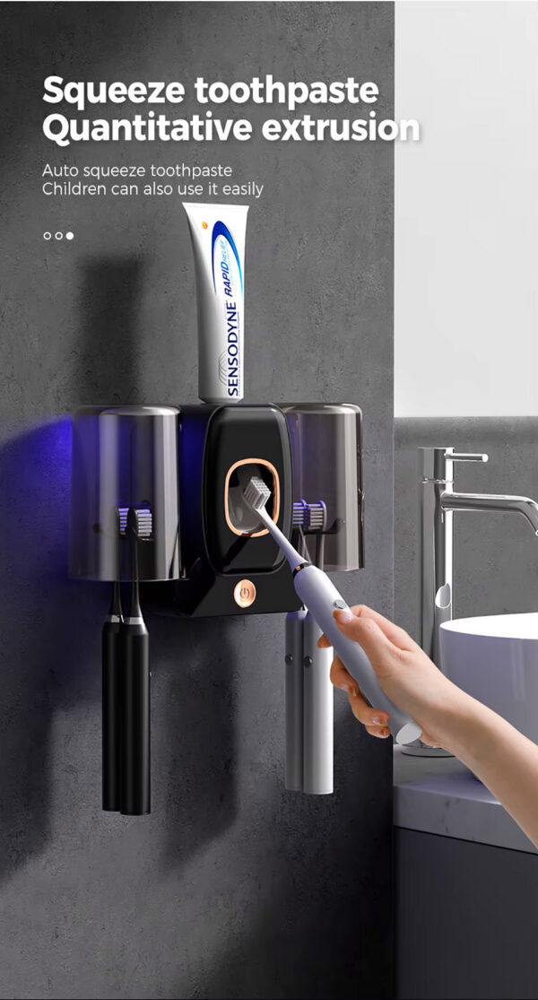 Toothpaste Dispenser with Toothbrush Sterilizer in Sri Lanka – Hygienic and Convenient 11